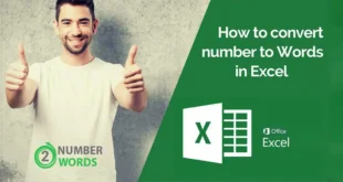 Convert Number to Words in Excel Macro